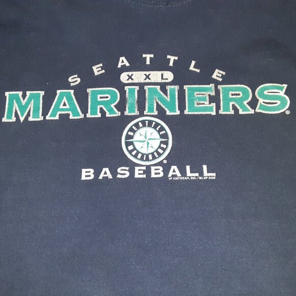* Vintage * Youth Size Seattle Mariners Baseball Team - Tee Shirt * MLB - Picture 3 of 7